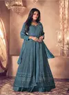 SAYURI NOOR GOLD Heavy Wedding Wear Real Georgette Long Latest Salwar Suit Collection